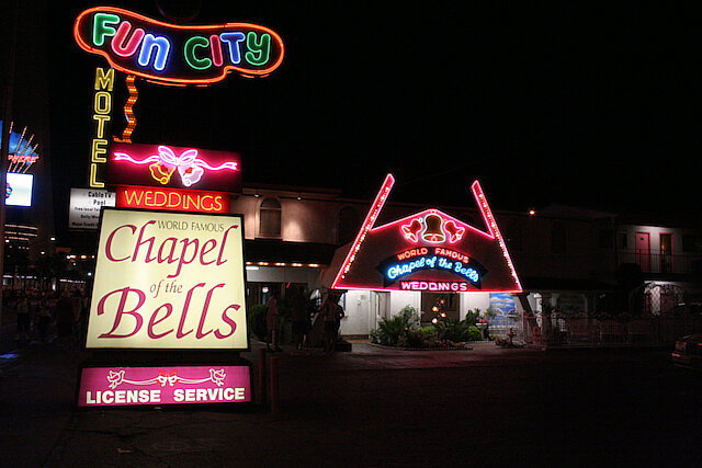 Here Elvis performs weddings for a couple of $