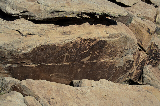 Native American rock paintings