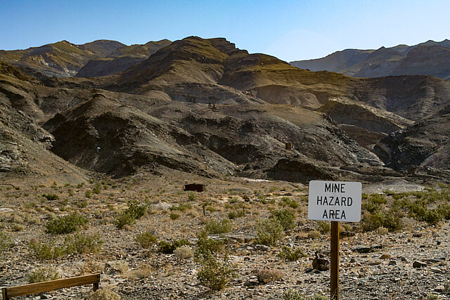 Closed silver and gold mine