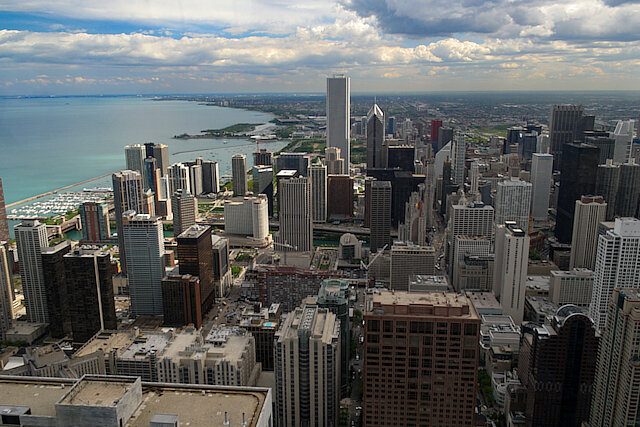 A view from John Hancock Building