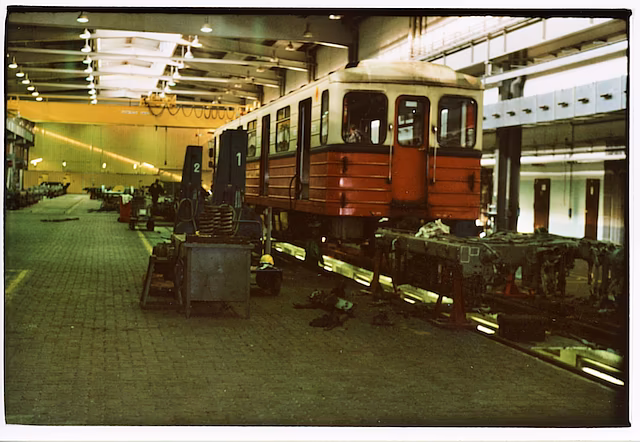Subway car w/o undercarriage