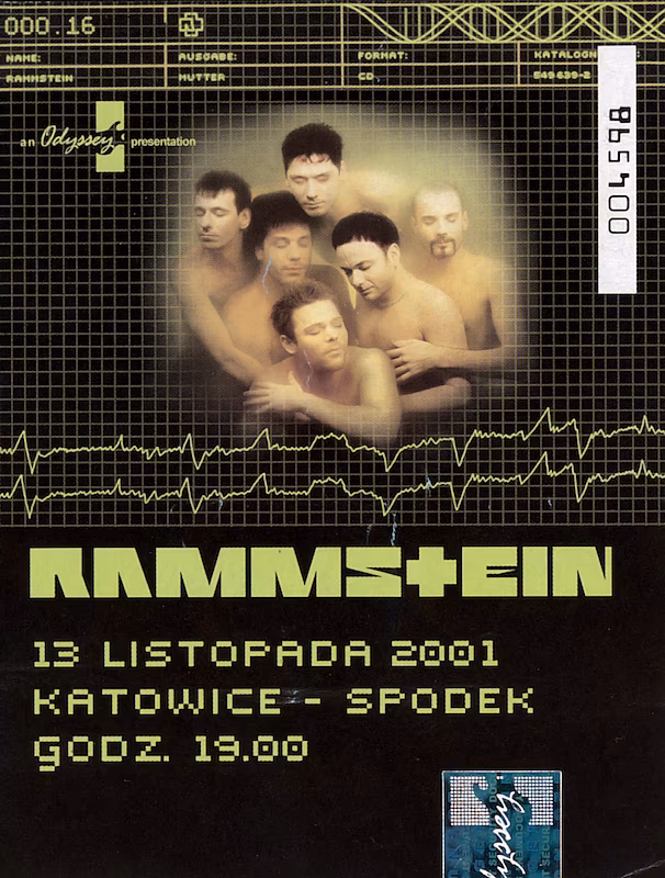 2001 Rammstein @ Spodek, Katowice