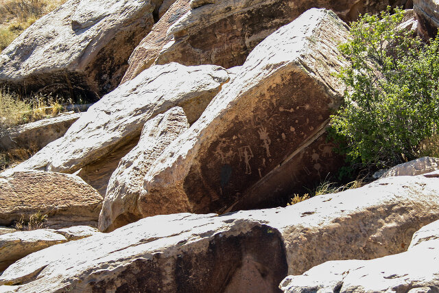 Native American rock paintings