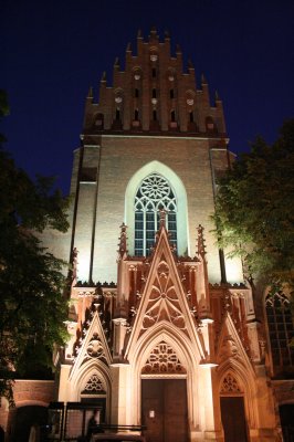 Facade of church st Trójcy/Dominikanów<br>